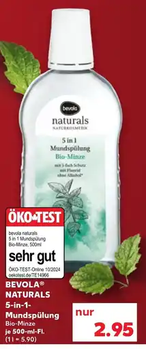 Kaufland DE BEVOLAⓇ Naturals 5 in 1 Mundspülung tilbud