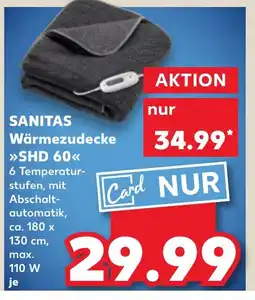 Kaufland DE SANITAS Wärmezudecke SHD 60 tilbud