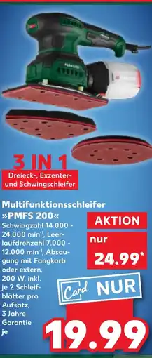 Kaufland DE PARKSIDE Multifunktionsschleifer PMFS 200 tilbud