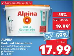 Kaufland DE ALPINA Bad- & Küchenfarbe tilbud
