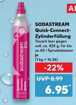 Kaufland DE SODASTREAM Quick-Connect- Zylinderfüllung tilbud