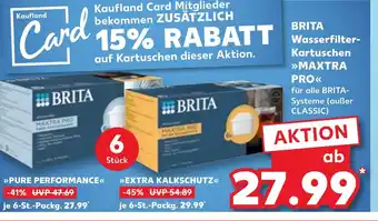 BRITA Wasserfilter- Kartuschen MAXTRA PRO