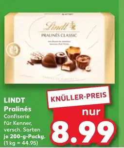 Kaufland DE LINDT Pralinés tilbud