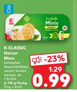 Kaufland DE K-CLASSIC Harzer Minis tilbud