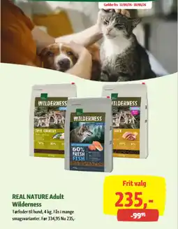 Maxi Zoo REAL NATURE Adult Wilderness tilbud