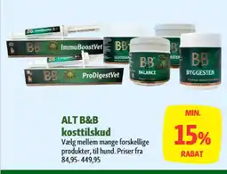 Maxi Zoo ALT B&B kosttilskud tilbud