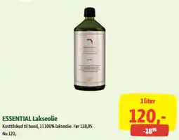 Maxi Zoo ESSENTIAL Lakseolie tilbud