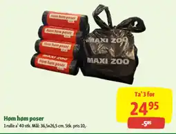 Maxi Zoo Høm høm poser tilbud