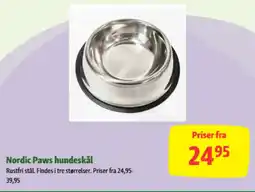 Maxi Zoo Nordic Paws hundeskål tilbud