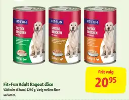 Maxi Zoo Fit+Fun Adult Ragout dåse tilbud