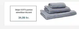 Magasin Stripe GOTS pumice stone/blue blizzard tilbud