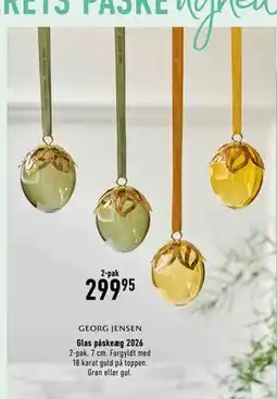 Imerco Glas påskeæg 2026 tilbud