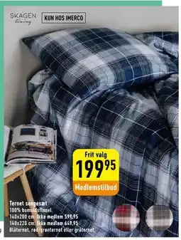 Imerco Ternet sengesæt, Medlemspris tilbud