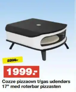 Bauhaus Cozze pizzaovn t/gas udendørs 17" med roterbar pizzasten tilbud