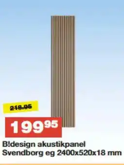 Bauhaus B!design akustikpanel Svendborg eg tilbud