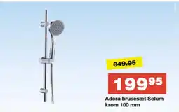 Bauhaus Adora brusesæt Solum krom tilbud