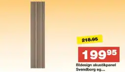 Bauhaus B!design akustikpanel Svendborg eg... tilbud