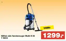 Bauhaus Nilfisk våd-/tørstøvsuger Multi-II 30 T INOX tilbud