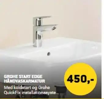 XL-BYG Grohe start edge håndvaskarmatur tilbud