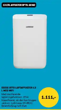 XL-BYG Eeese otto luftaffugter 13 l med wifi tilbud