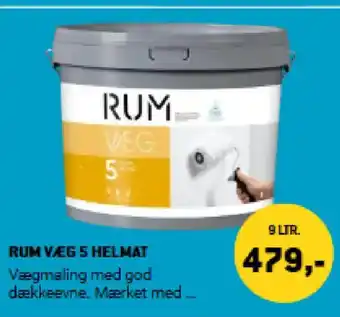 XL-BYG Rum væg 5 helmat tilbud