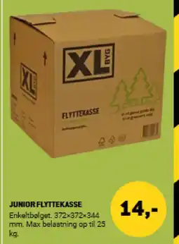 XL-BYG Junior flyttekasse tilbud