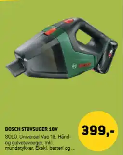 XL-BYG Bosch støvsuger 18v tilbud