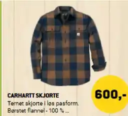 XL-BYG Carhartt skjorte tilbud