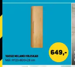 XL-BYG Vasso milano højskab tilbud