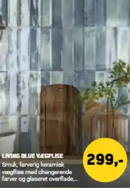 XL-BYG Living blue vegflise tilbud