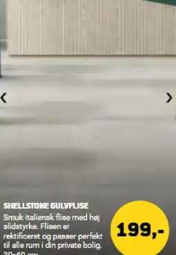 XL-BYG Shellstone gulvflise tilbud