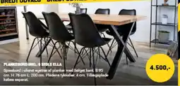 XL-BYG Plankebord inkl. 6 stole ella tilbud