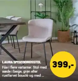 XL-BYG Laura spisebordsstol tilbud