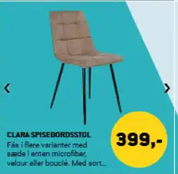 XL-BYG Clara spisebordsstol tilbud