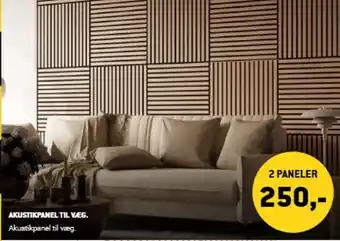 XL-BYG Akustikpanel til væg. tilbud