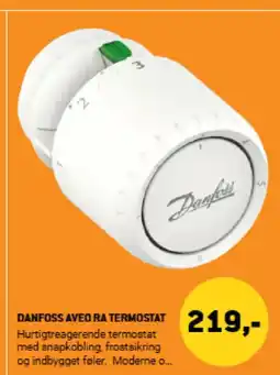 XL-BYG Danfoss aveo ra termostat tilbud