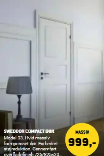 XL-BYG Swedoor compact dør tilbud