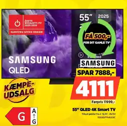 Power Samsung 55" qled 4k smart tv tilbud