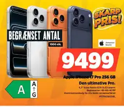 Power Apple iPhone 17 Pro 256 GB Den ultimative Pro. tilbud