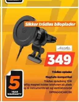 Power Dacota trådløs oplader magsafe-kompatibel tilbud