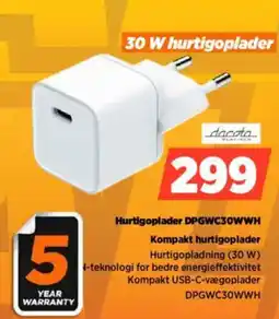 Power Dacota hurtigoplader dpgwc30wwh kompakt hurtigoplader tilbud