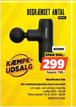 Power TRIACLE RecoPocket One Din restitutionspartner hvor som helst tilbud
