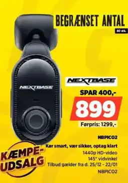 Power Nextbase NBPICO2 Kør smart, vær sikker, optag klart tilbud