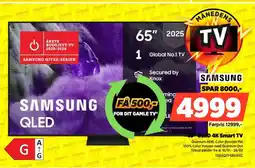 Power SAMSUNG TV QLED 4K Smart TV tilbud