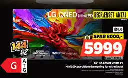 Power Lg 55" 4k smart qned tv miniled præcisionsdæmpning for ultraskarpt tilbud