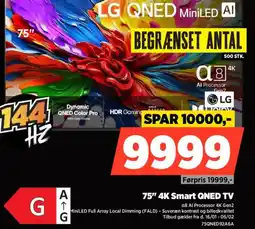 Power LG 75" 4K Smart QNED TV tilbud