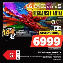 Power LG 65" 4K Smart QNED TV tilbud