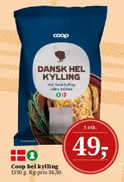 Dagli'Brugsen Dansk hel kylling tilbud