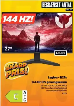 Power Legion - R27s 144 Hz IPS gamingskærm tilbud