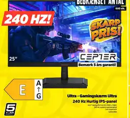 Power Ultra-gamingskærm ultra 240 hz hurtig ips-panel tilbud